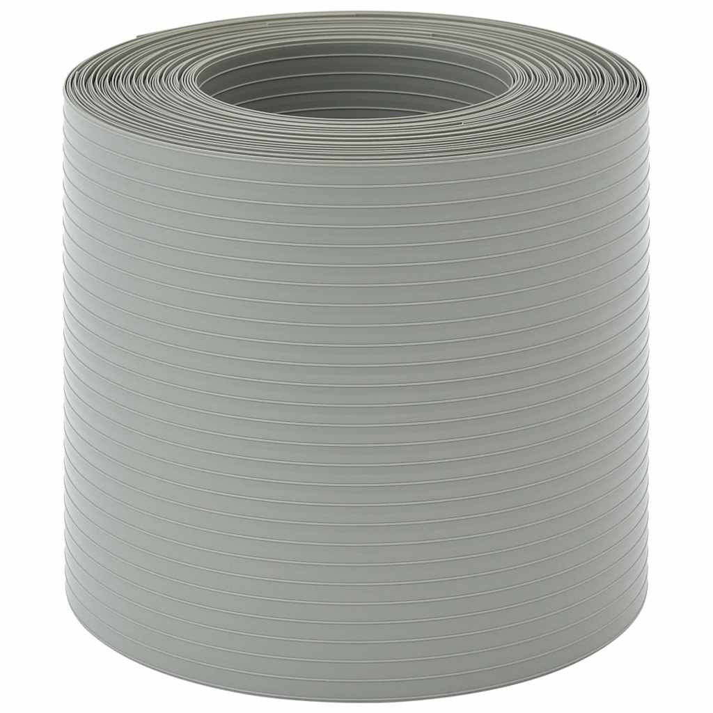 Pantallas de jardín Vidaxl 10 ST 252.5x19 M PVC Stone Gray