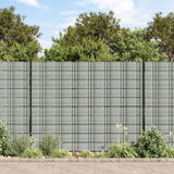 Pantallas de jardín Vidaxl 10 ST 252.5x19 M PVC Stone Gray
