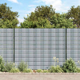 Pantallas de jardín Vidaxl 10 ST 252.5x19 M PVC Gray