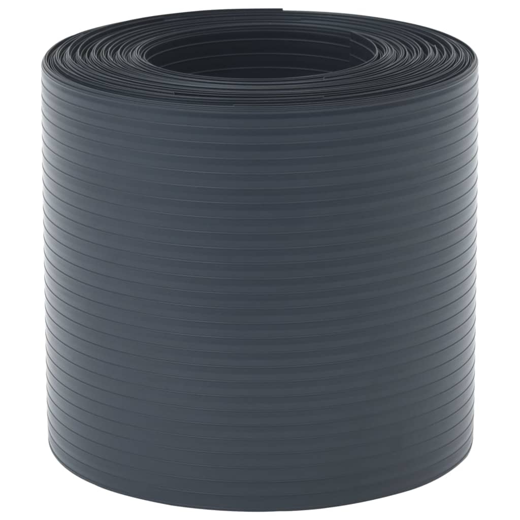 Pantallas de jardín Vidaxl 10 ST 252.5x19 M PVC Negro