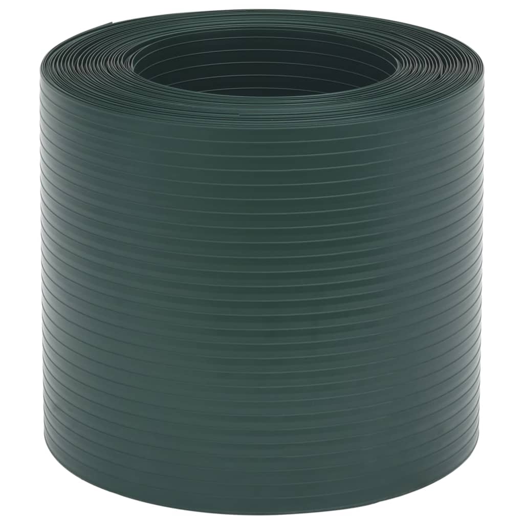 Pantallas de jardín Vidaxl 10 ST 252.5x19 M PVC Green