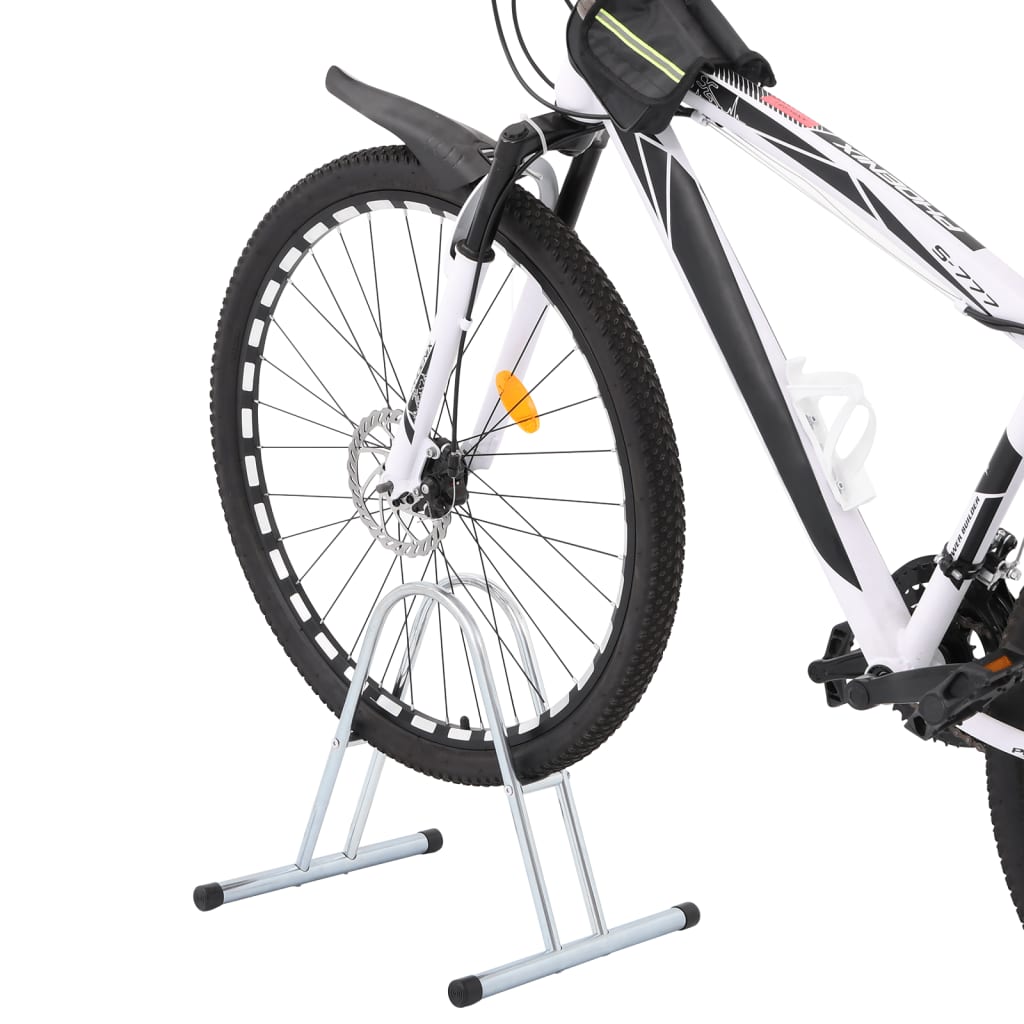 Soporte para bicicletas Vidaxl para 1 bicicleta acero galvanizado separado