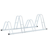 Soporte para bicicletas Vidaxl para 4 bicicletas de acero galvanizado separado