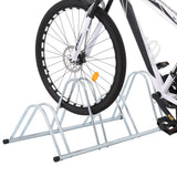Soporte para bicicletas Vidaxl para 4 bicicletas de acero galvanizado separado