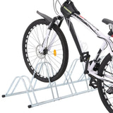 Soporte para bicicletas Vidaxl para 6 bicicletas acero galvanizado separado