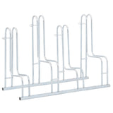 Soporte para bicicletas Vidaxl para 4 bicicletas de acero galvanizado separado