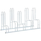 Soporte para bicicletas Vidaxl para 5 bicicletas de acero galvanizado separado
