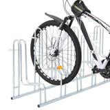 Vidaxl Bicycle Stand til 6 cykler fritliggende galvaniseret stål