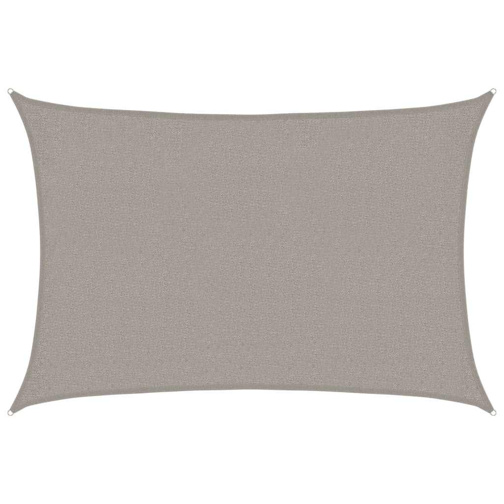 Vidaxl Zonnezeil 160 g m² Rectangular 2x2.5 m HDPE light gray