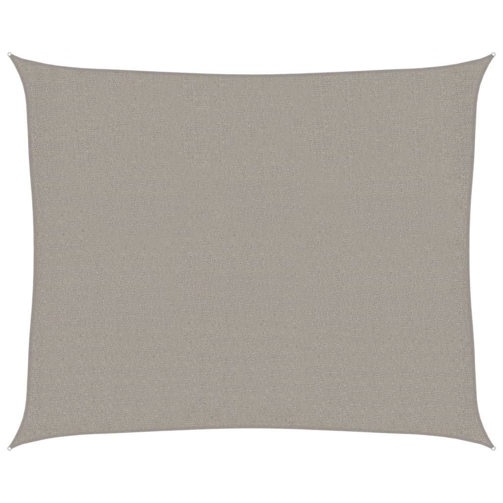 Vidaxl Zonnezeil 160 g m² Rectangular 2.5x3 m HDPE light gray
