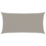 Vidaxl Zonnezeil 160 g m² Rectangular 2.5x4.5 m HDPE light gray