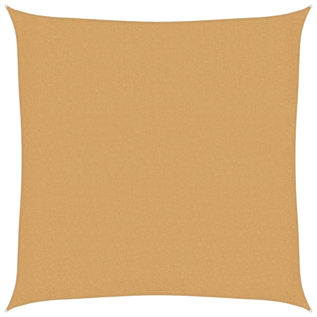 Vidaxl Zonnezeil 160 g m² kvadrat 2x2 m hdpe pesek -barvan
