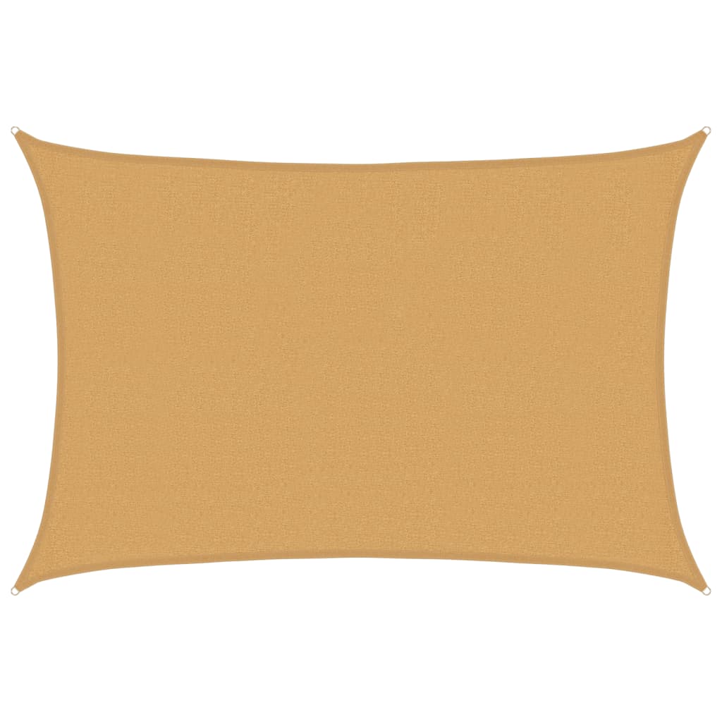 Vidaxl Zonnezeil 160 g m² Rectangular 2.5x3.5 M HDPE Sand -Colorado