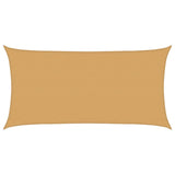 Vidaxl Zonnezeil 160 g m² Rectangular 3x6 m HDPE sand -colored