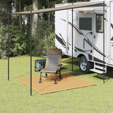 Vidaxl Zelt Teppech 200x200 cm HDPE Sand -Colored
