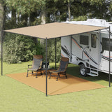 Alfombra de carpa Vidaxl 300x500 cm HDPE Sand -Coled