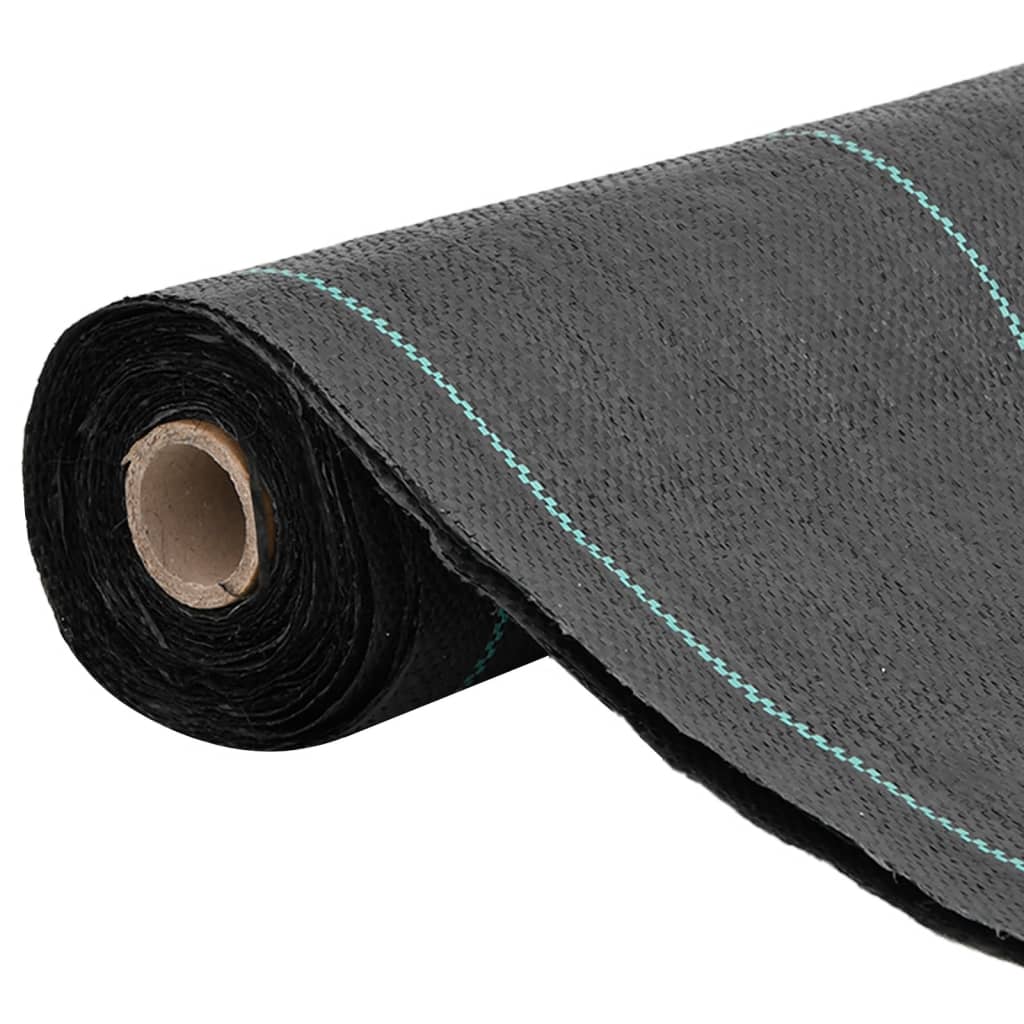 Vidaxl gulerodklud 0,5x50 m polypropen sort
