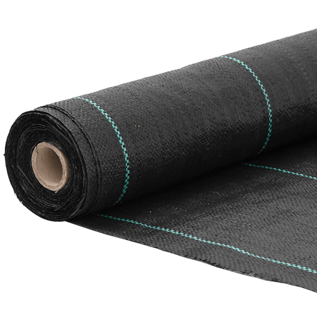 Vidaxl gulerodklud 0,5x50 m polypropen sort