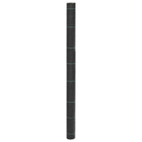 Vidaxl mrkvový tkanina 1,5x25 m polypropen černá