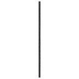 Tela de zanahoria Vidaxl 4x5 m polypropene negro