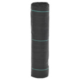 Vidaxl Karrott Stoff 0.5x10 m Polroprope schwaarz