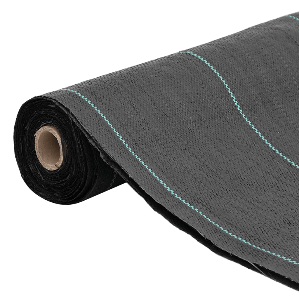 Vidaxl gulerodklud 0,5x25 m polypropen sort