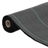 Vidaxl gulerodklud 0,5x25 m polypropen sort