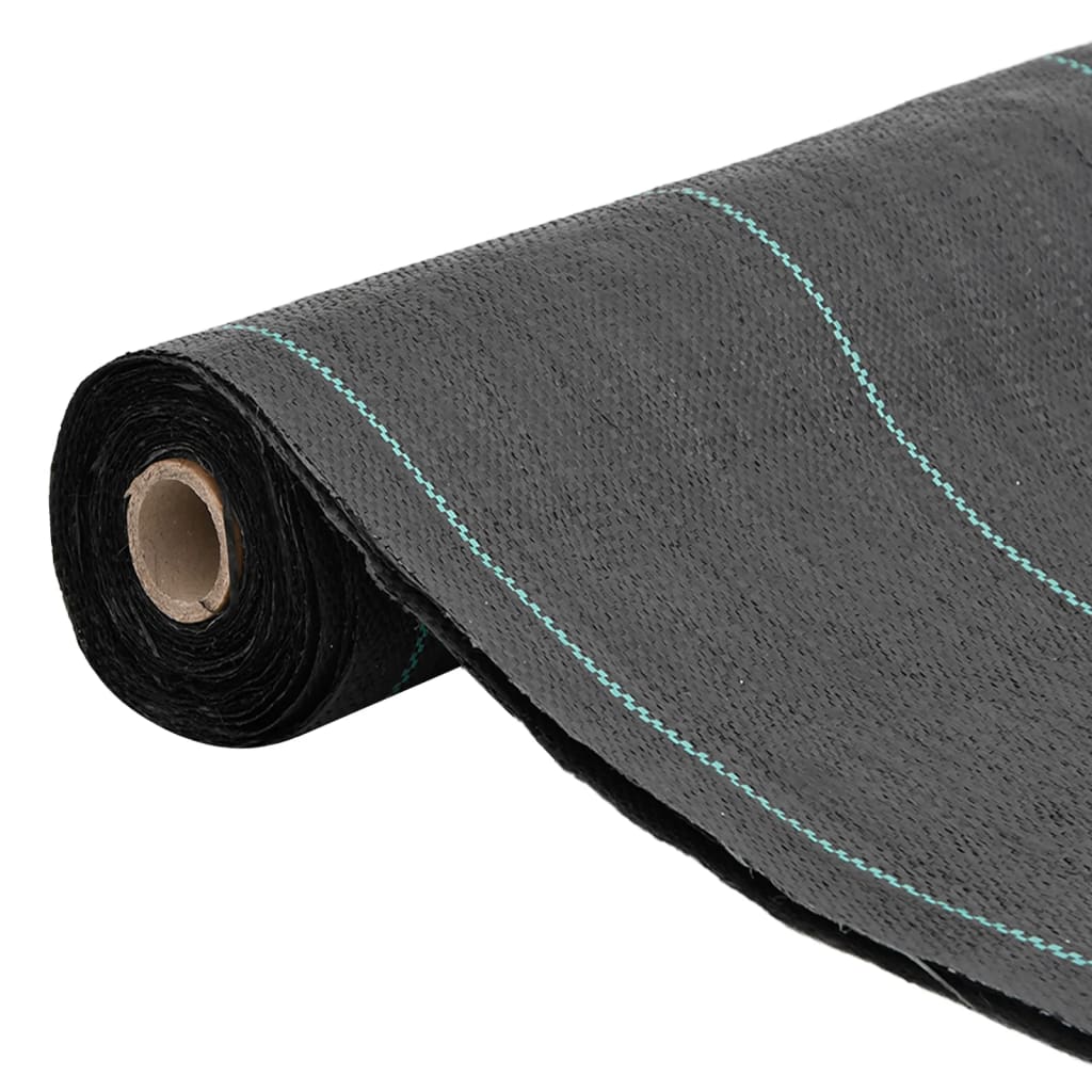 Vidaxl gulerodklud 1.5x25 m polypropen sort