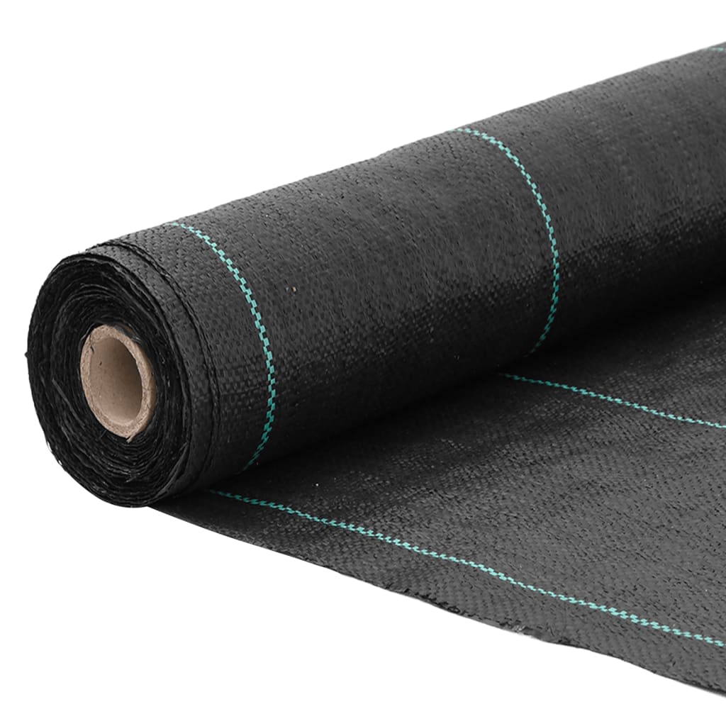 Vidaxl gulerodklud 1.5x25 m polypropen sort