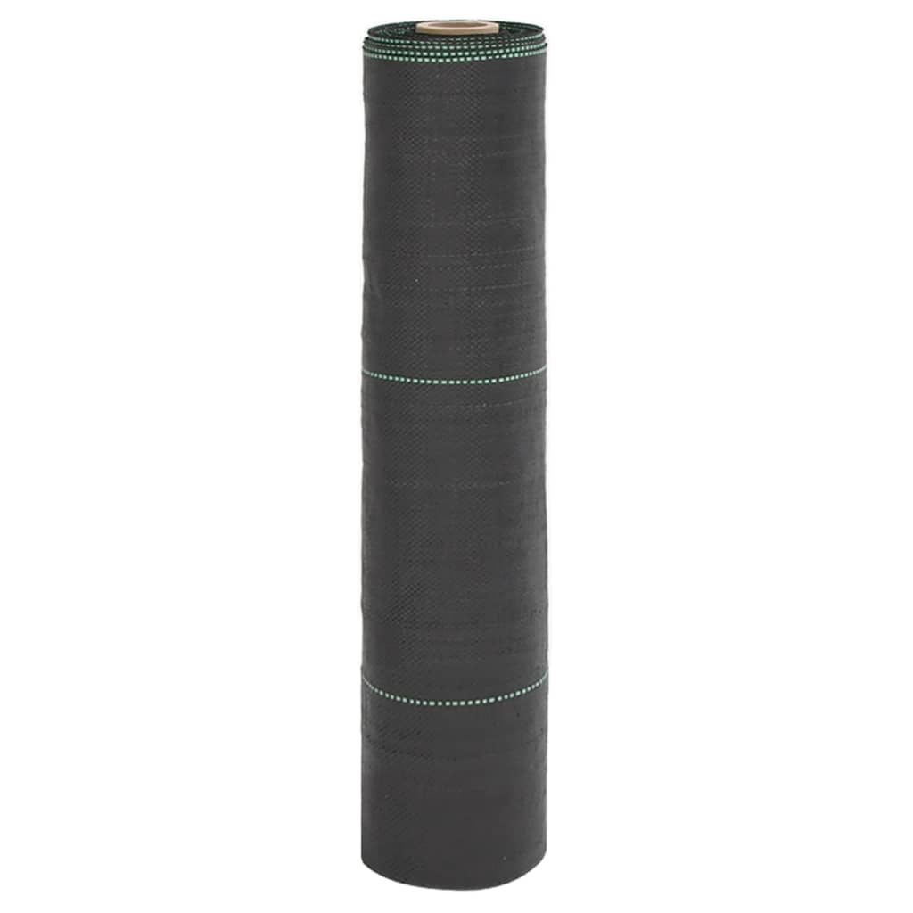 Vidaxl mrkvový hadřík 0,5x25 m polypropen černé