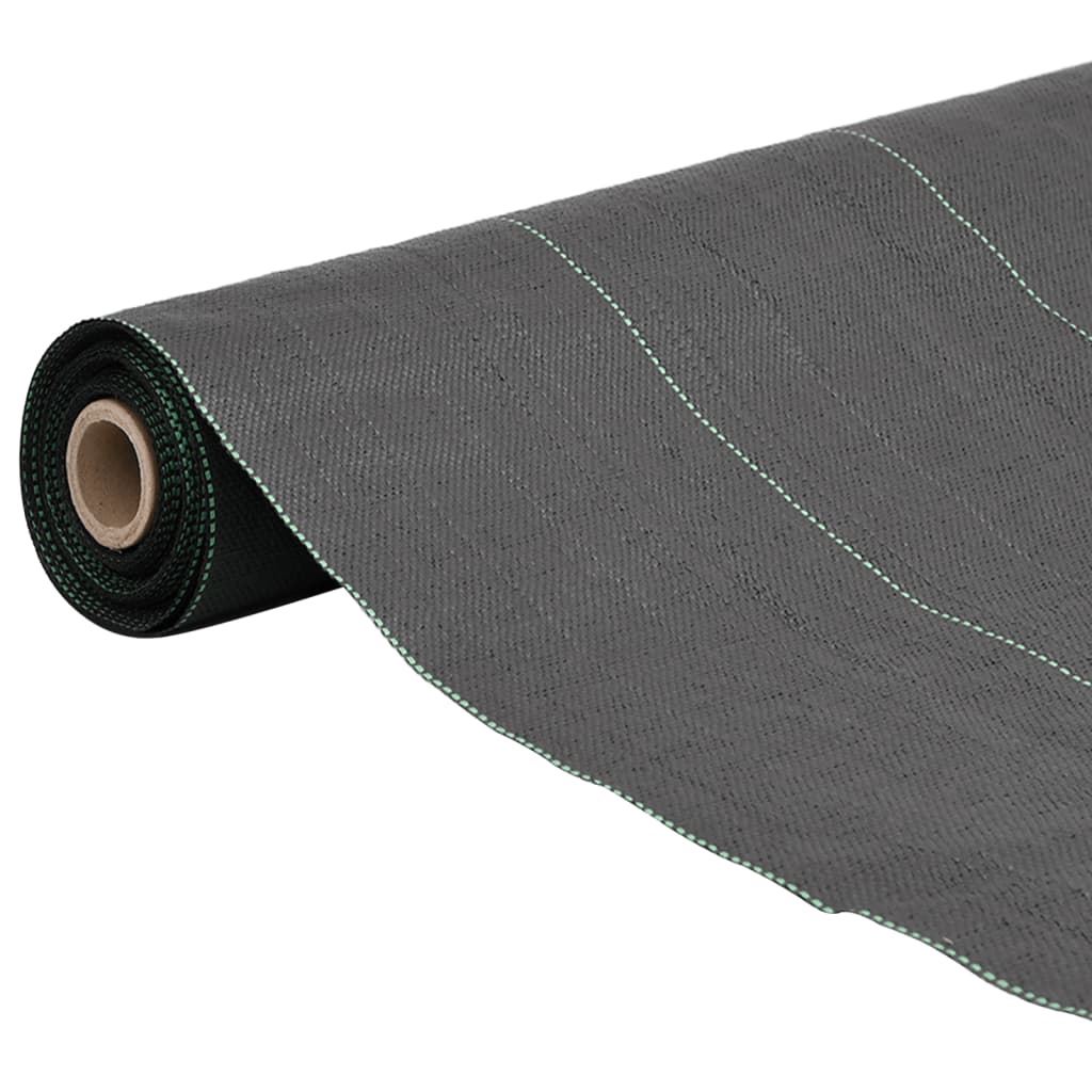 Vidaxl mrkvový hadřík 0,5x25 m polypropen černé