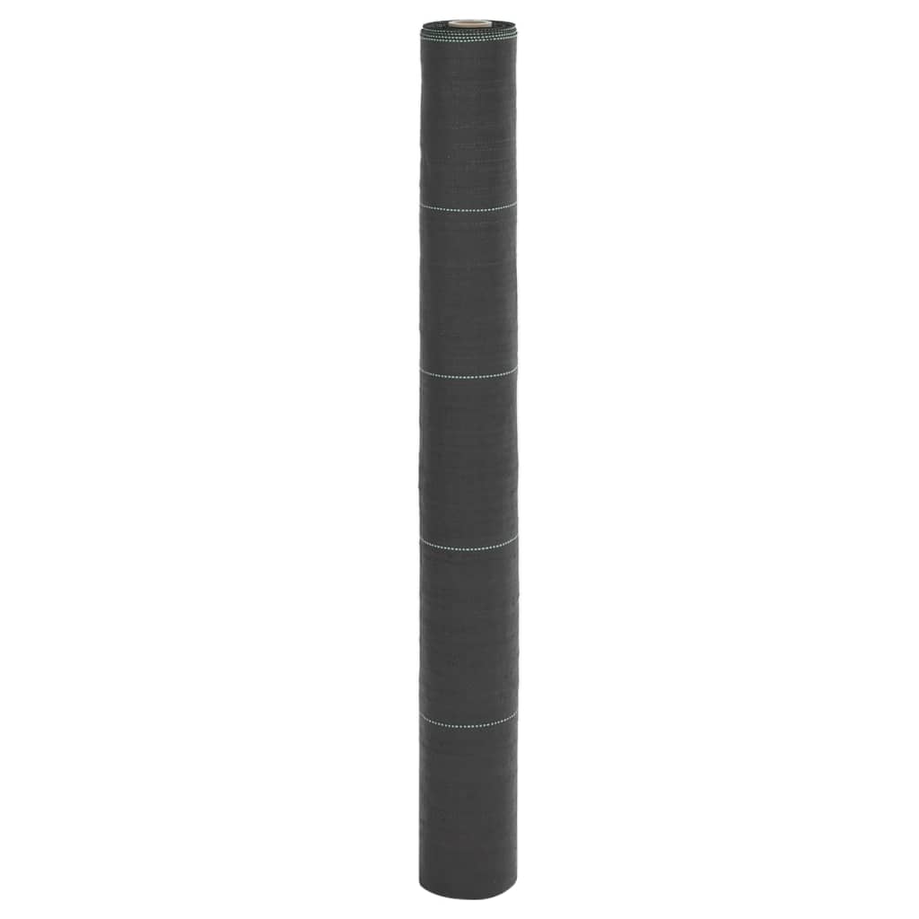 Vidaxl -Karotten -Stoff 1x200 m Polypropen Schwarz