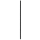 Tela de zanahoria Vidaxl 4x50 m polypropene negro