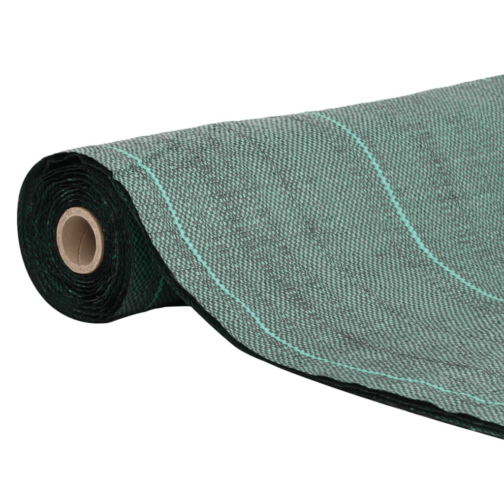 Vidaxl gulerodklud 1.5x25 m polypropen grøn