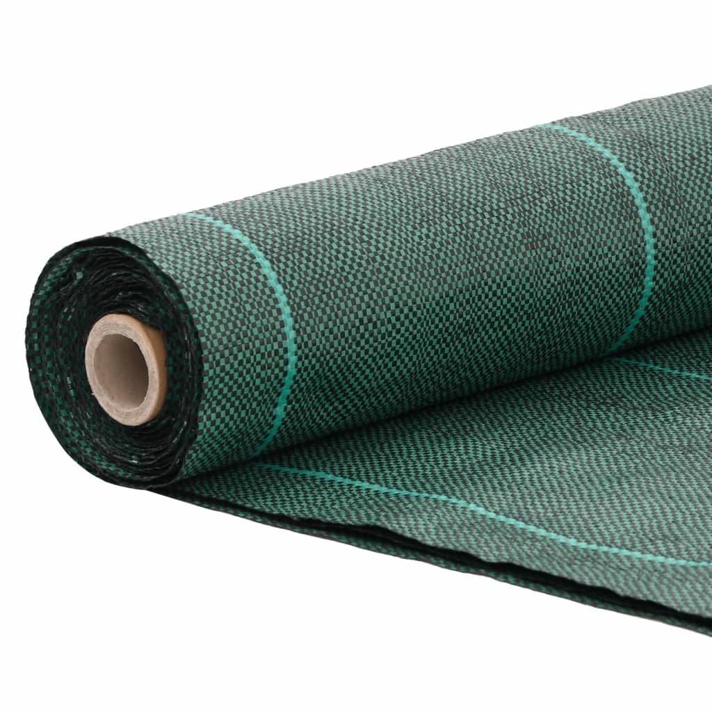 Vidaxl gulerodklud 1.5x25 m polypropen grøn