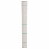 Vidaxl Karrott Stoff 1x25 m Polroprope wäiss
