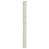 Tela de zanahoria Vidaxl 1.5x100 m pp blanco