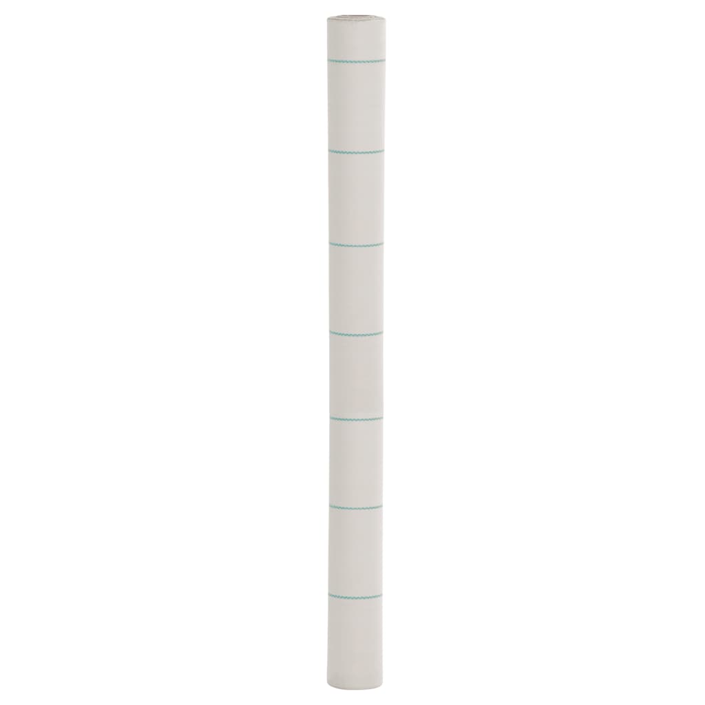Vidaxl mrkvový tkanina 1,5x150 m polypropen bílá