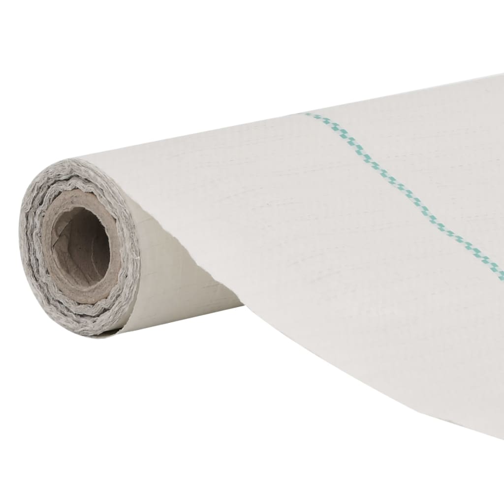 Vidaxl gulerodklud 4x10 m polypropen hvid