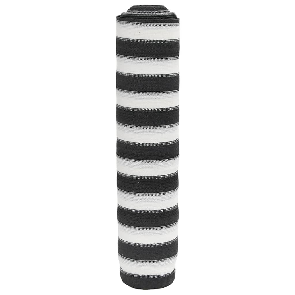 Vidaxl Privacynet 75 g m² 1,2x50 m anthracite HDPE et blanc