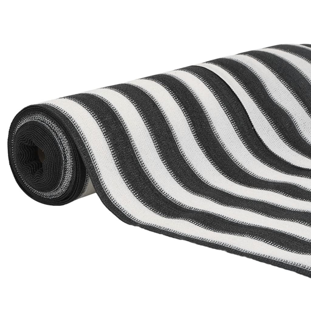 Vidaxl Privacynet 75 g m² 1,2x50 m anthracite HDPE et blanc
