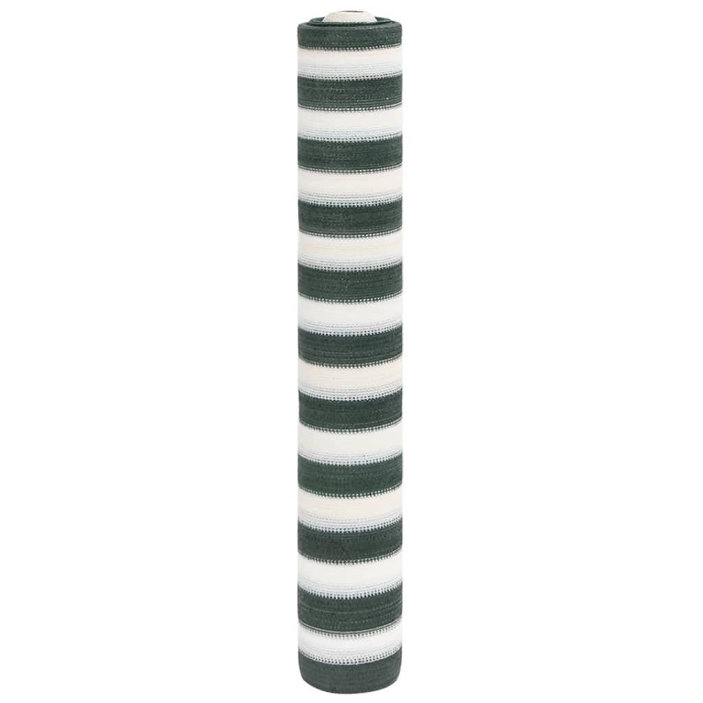 Vidaxl Privacynet 150 g m² 2x10 m HDPE vert et blanc