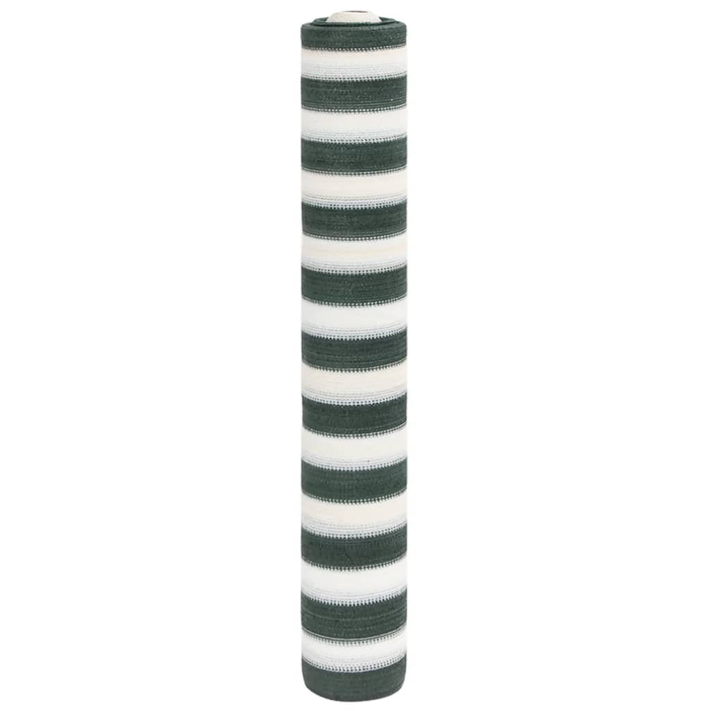 VIDAXL Privacynet 195 G M² 1x10 M HDPE Zelena in bela