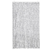 Vidaxl Fly curtain 118x220 cm Chenille light gray and dark gray