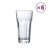 Pivska očala Vidaxl 6 St 310 ml