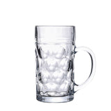 Vidaxl -Bierbecher mit Griff 6 pc 1000 ml Glas