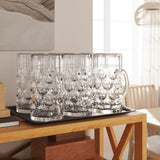 Vidaxl -Bierbecher mit Griff 6 pc 1000 ml Glas
