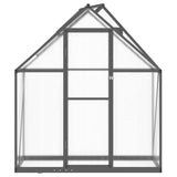 Vidaxl tuinkas z osnovnim okvirjem 169x58x195 cm aluminijasti antracit -Red -Roredna