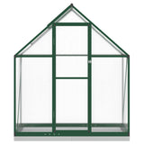 Vidaxl tuinkas avec cadre de base 169x58x202 cm vert aluminium