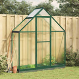 Vidaxl tuinkas avec cadre de base 169x58x202 cm vert aluminium